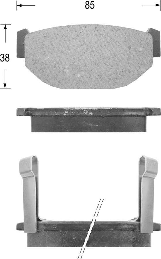 Kaishin FK7009 - Kit de plaquettes de frein, frein à disque cwaw.fr