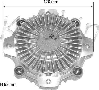 Kaishin GV004 - Embrayage, ventilateur de radiateur cwaw.fr