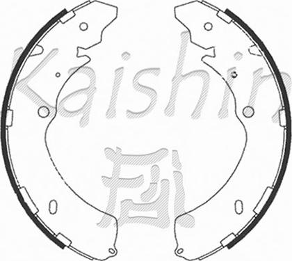 Kaishin K4467 - Jeu de mâchoires de frein cwaw.fr