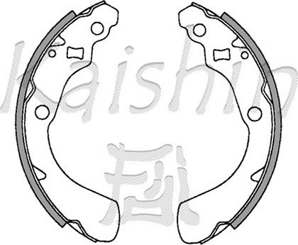 Kaishin K5528 - Jeu de mâchoires de frein cwaw.fr