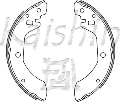 Kaishin K1148 - Jeu de mâchoires de frein cwaw.fr