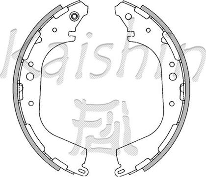 Kaishin K1189 - Jeu de mâchoires de frein cwaw.fr