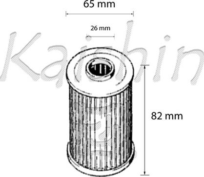 Kaishin O961 - Filtre à huile cwaw.fr