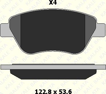 KALE 23982 178 34 - Kit de plaquettes de frein, frein à disque cwaw.fr