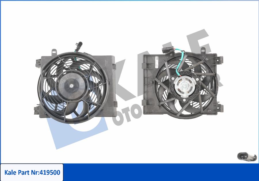 KALE OTO RADYATÖR 419500 - Ventilateur, refroidissement du moteur cwaw.fr