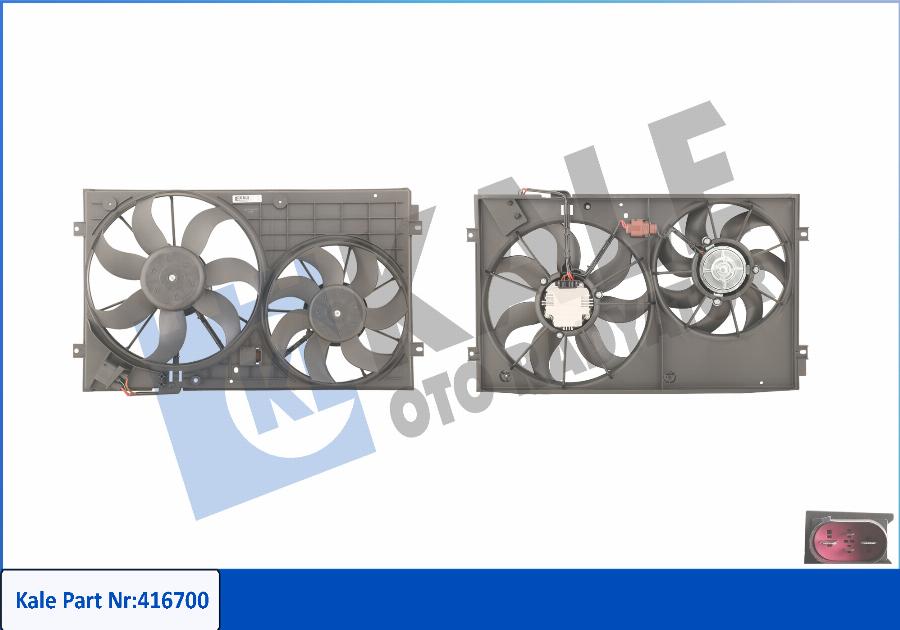 KALE OTO RADYATÖR 416700 - Ventilateur, refroidissement du moteur cwaw.fr