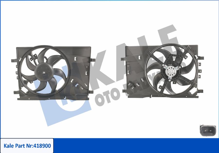 KALE OTO RADYATÖR 418900 - Ventilateur, refroidissement du moteur cwaw.fr