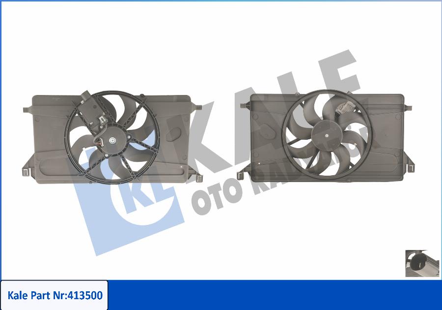 KALE OTO RADYATÖR 413500 - Ventilateur, refroidissement du moteur cwaw.fr