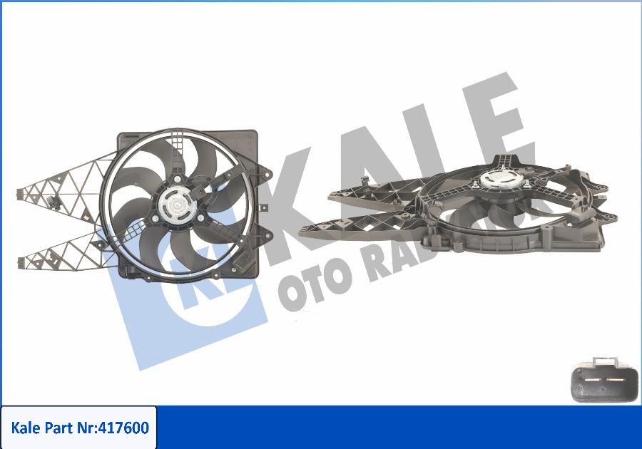 KALE OTO RADYATÖR 417600 - Ventilateur, refroidissement du moteur cwaw.fr