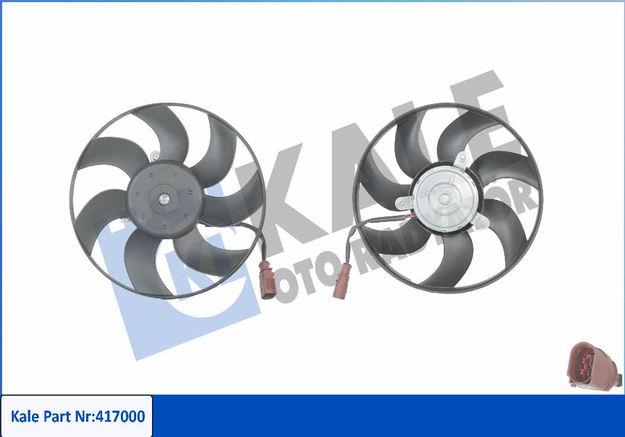 KALE OTO RADYATÖR 417000 - Ventilateur, refroidissement du moteur cwaw.fr