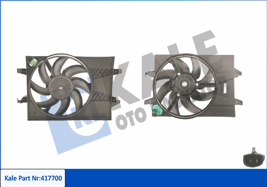 KALE OTO RADYATÖR 417700 - Ventilateur, refroidissement du moteur cwaw.fr