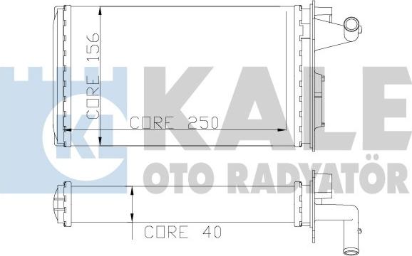 KALE OTO RADYATÖR 116600 - Système de chauffage cwaw.fr