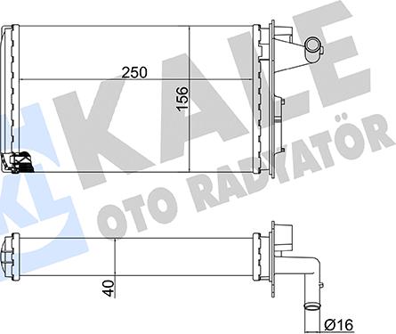 KALE OTO RADYATÖR 116700 - Système de chauffage cwaw.fr