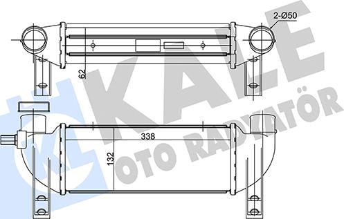 KALE OTO RADYATÖR 180300 - Intercooler, échangeur cwaw.fr