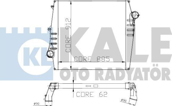 KALE OTO RADYATÖR 135600 - Intercooler, échangeur cwaw.fr