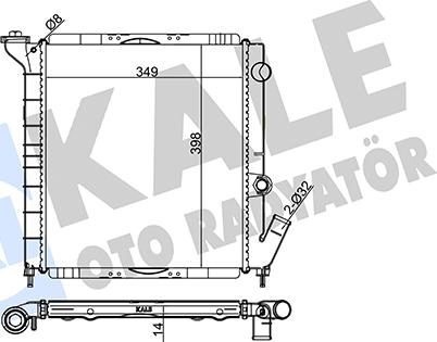 KALE OTO RADYATÖR 137900 - Radiateur, refroidissement du moteur cwaw.fr