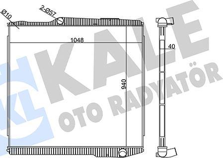 KALE OTO RADYATÖR 349480 - Radiateur, refroidissement du moteur cwaw.fr