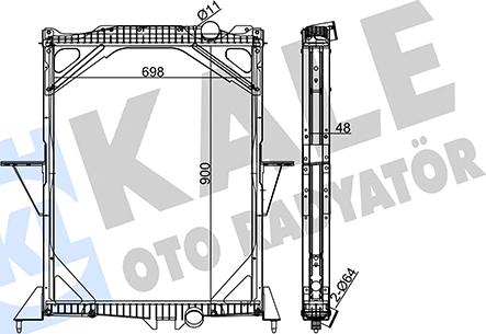 KALE OTO RADYATÖR 349310 - Radiateur, refroidissement du moteur cwaw.fr