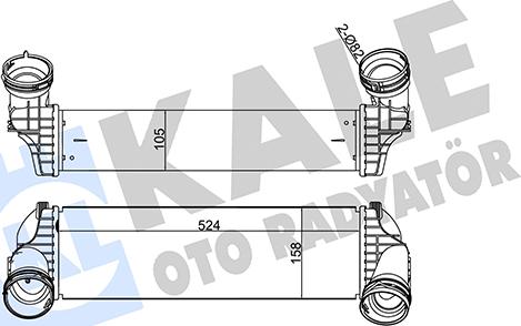 KALE OTO RADYATÖR 344810 - Intercooler, échangeur cwaw.fr