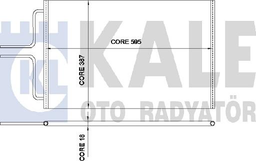 KALE OTO RADYATÖR 345570 - Condensateur, climatisation cwaw.fr