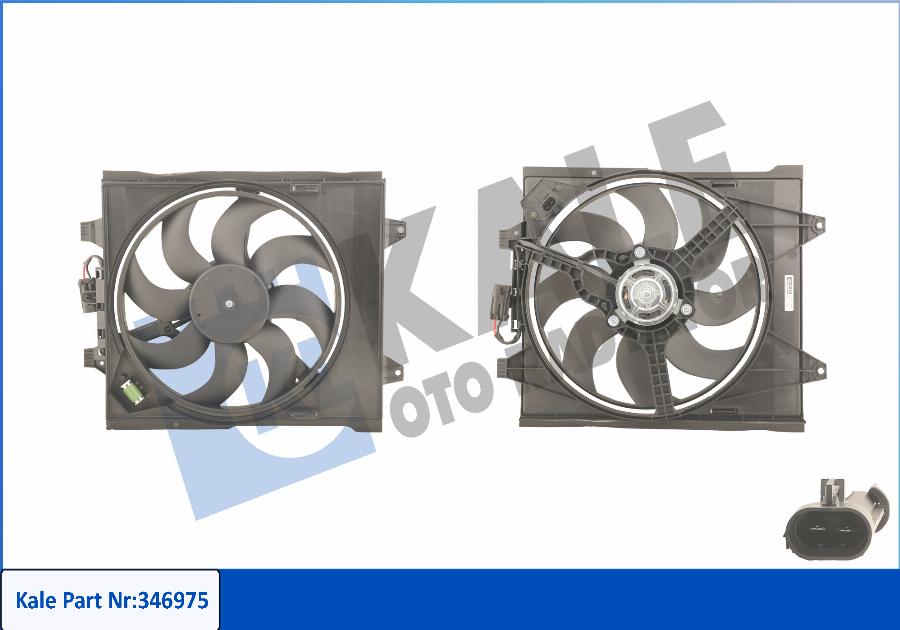 KALE OTO RADYATÖR 346975 - Ventilateur, refroidissement du moteur cwaw.fr