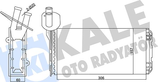 KALE OTO RADYATÖR 346450 - Système de chauffage cwaw.fr