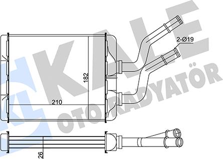 KALE OTO RADYATÖR 346520 - Système de chauffage cwaw.fr