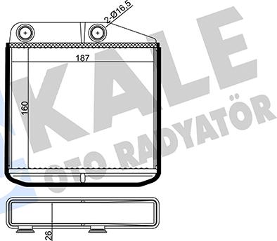 KALE OTO RADYATÖR 346850 - Système de chauffage cwaw.fr