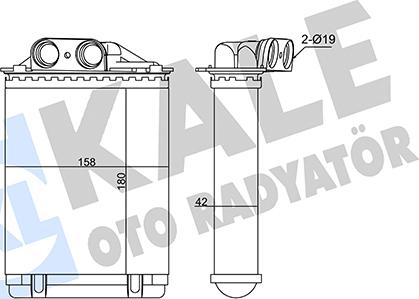 KALE OTO RADYATÖR 346355 - Système de chauffage cwaw.fr