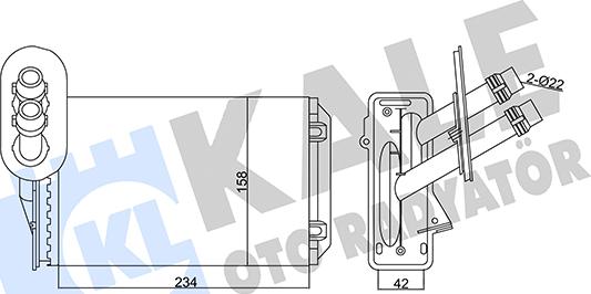 KALE OTO RADYATÖR 346255 - Système de chauffage cwaw.fr