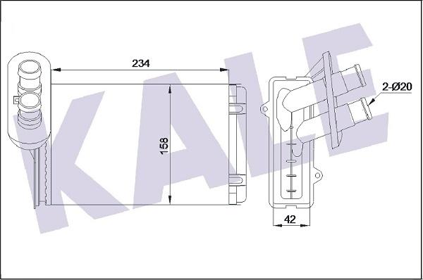 KALE OTO RADYATÖR 346250 - Système de chauffage cwaw.fr