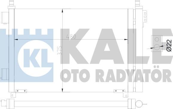 KALE OTO RADYATÖR 343170 - Condensateur, climatisation cwaw.fr