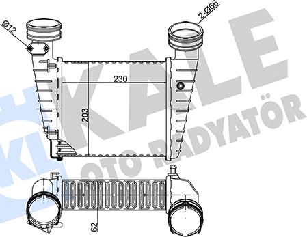 KALE OTO RADYATÖR 342375 - Intercooler, échangeur cwaw.fr