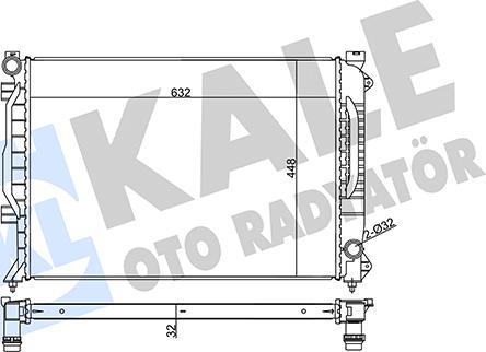 KALE OTO RADYATÖR 355530 - Radiateur, refroidissement du moteur cwaw.fr