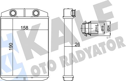 KALE OTO RADYATÖR 355230 - Système de chauffage cwaw.fr