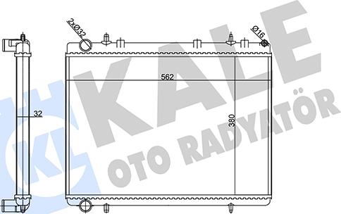 KALE OTO RADYATÖR 356915 - Radiateur, refroidissement du moteur cwaw.fr