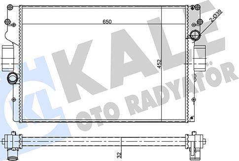 KALE OTO RADYATÖR 356410 - Radiateur, refroidissement du moteur cwaw.fr