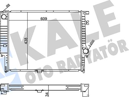 KALE OTO RADYATÖR 351930 - Radiateur, refroidissement du moteur cwaw.fr
