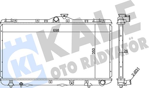 KALE OTO RADYATÖR 351885 - Radiateur, refroidissement du moteur cwaw.fr