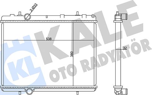 KALE OTO RADYATÖR 358990 - Radiateur, refroidissement du moteur cwaw.fr