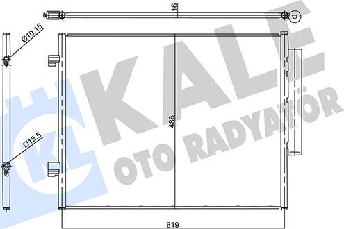 KALE OTO RADYATÖR 358905 - Condensateur, climatisation cwaw.fr