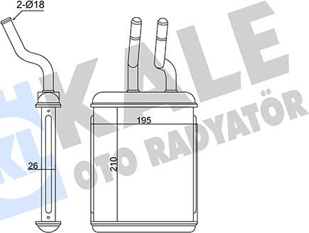 KALE OTO RADYATÖR 358560 - Système de chauffage cwaw.fr