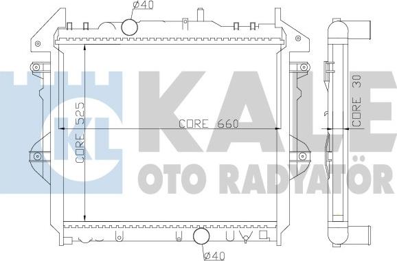 KALE OTO RADYATÖR 352600 - Radiateur, refroidissement du moteur cwaw.fr