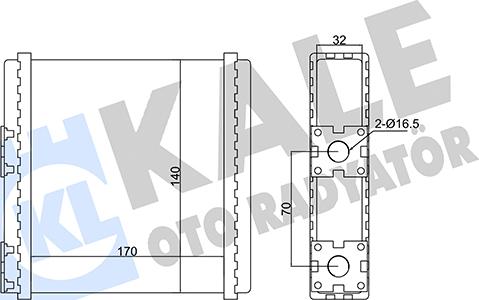 KALE OTO RADYATÖR 352065 - Système de chauffage cwaw.fr