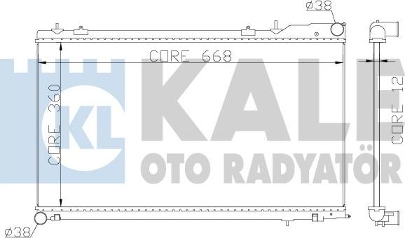 KALE OTO RADYATÖR 364900 - Radiateur, refroidissement du moteur cwaw.fr