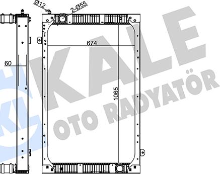 KALE OTO RADYATÖR 366300 - Radiateur, refroidissement du moteur cwaw.fr