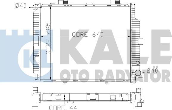 KALE OTO RADYATÖR 361500 - Radiateur, refroidissement du moteur cwaw.fr