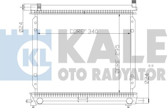 KALE OTO RADYATÖR 361300 - Radiateur, refroidissement du moteur cwaw.fr