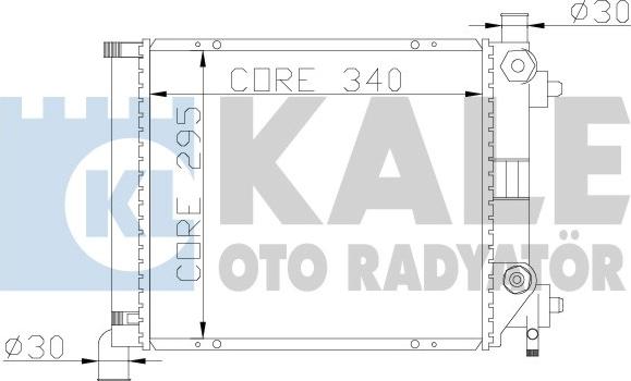 KALE OTO RADYATÖR 361200 - Radiateur, refroidissement du moteur cwaw.fr