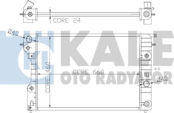 KALE OTO RADYATÖR 363900 - Radiateur, refroidissement du moteur cwaw.fr